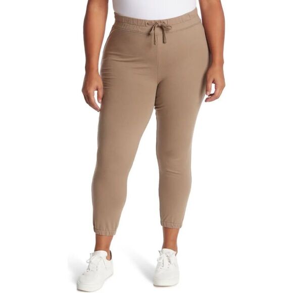 Standard James Perse Solid Tan Drawstring Waist Banded Sweatpants Size 1/S NWT - Picture 1 of 5